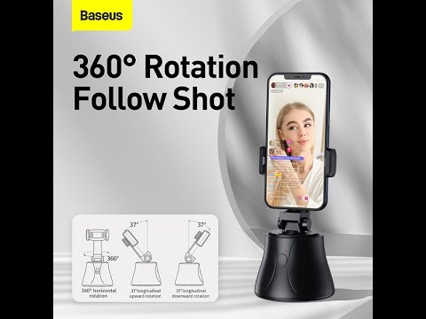 Baseus 360°AI Smart Bluetooth Selfie Stick Tripod Head