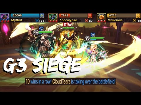 This Siege is FULL of Light & Dark DEFENSES! vs. Apocalypse and Malicious (G3 Siege - Summoners War)