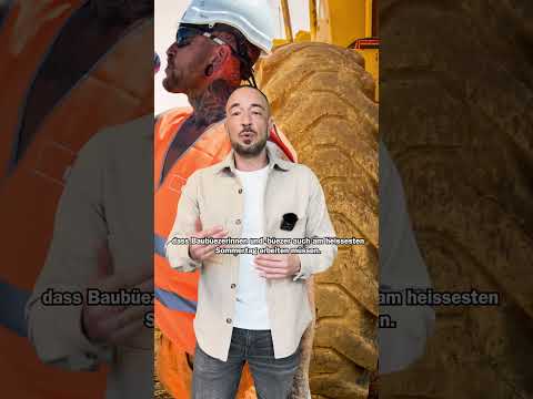 Hitzeschutz auf der Baustelle: Die SVP lässt Baubüezer hängen