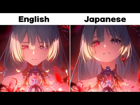 Phrolova Ultimate Voicelines JP vs EN