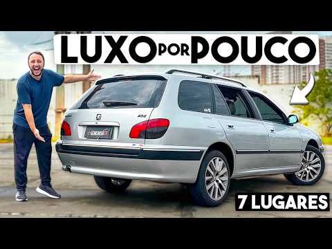 Thumbnail for BARATO, LUXUOSO, 7 LUGARES... CADÊ A PEGADINHA?😱 PEUGEOT 406 Break FAMILIALE by Peugeot 406