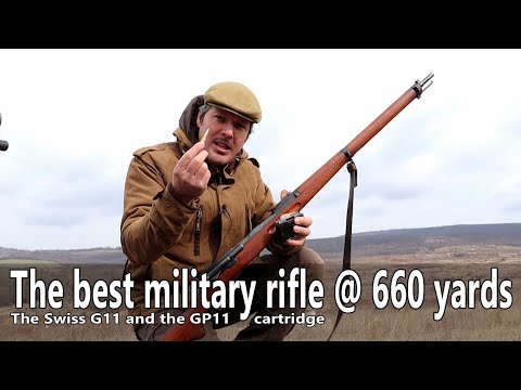 The best military rifle @ 660 yards - The Schmidt Rubin G11