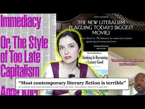 Novels are written like we're stupid now. Are we?
