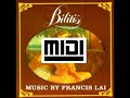 Melissa B O BILITIS Francis Lai PIANO TUTO