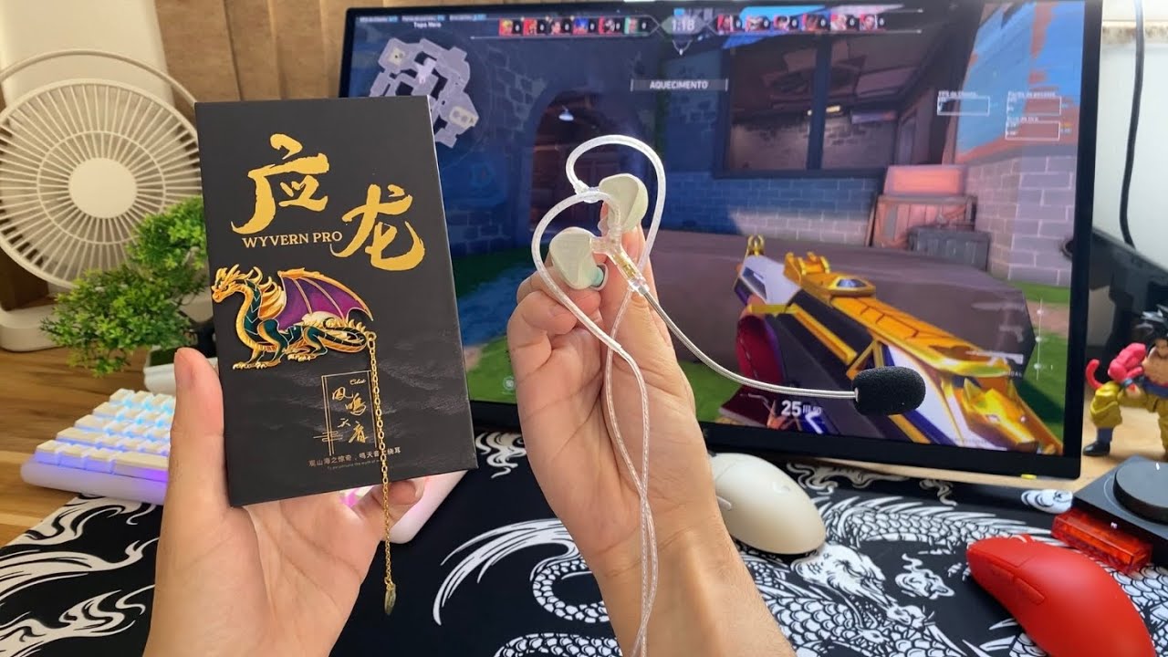 Fone Anti Calvície Custo Benefício para jogos - Wyrvern PRO com Microfone