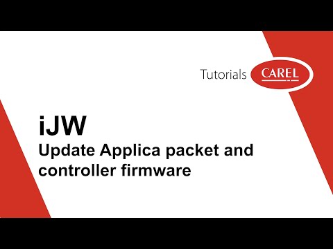 iJW Update Applica packet and controller firmware