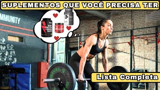 Compre esses  suplementos se você quer ter resultados evidentes ainda esse ano. Descubra quais são