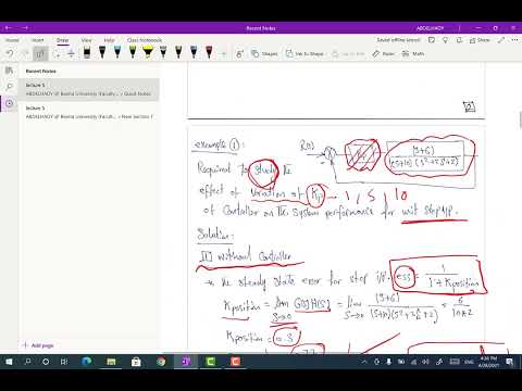 Lec 5 P and PD controntroller Part A