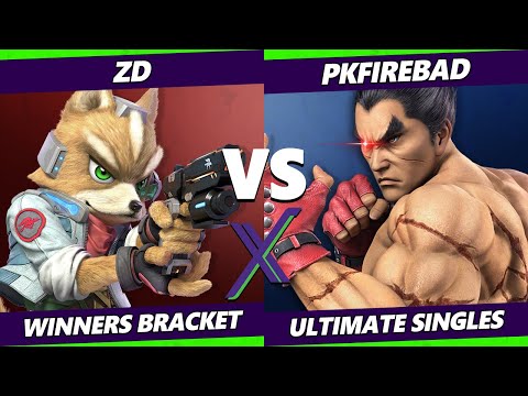 S@X 447 - ZD (Fox, Wolf) Vs. PkFireBad (Kazuya) Smash Ultimate - SSBU