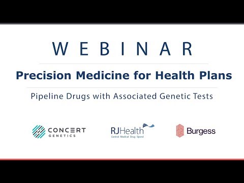 RJ Health - Pipeline Drugs with Associated Genetic Tests - Webinar Segment