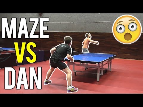 Michael Maze vs TableTennisDaily's Dan!