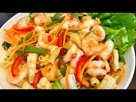 Thai-Lao Seafood Salad