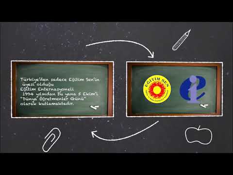 5 EKİM DÜNYA ÖĞRETMENLER GÜNÜNÜ KUTLUYORUZ !