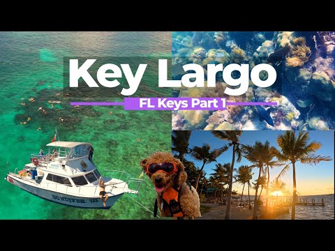 KEY LARGO - Florida Keys Part 1 - Snorkeling, Restaurants, & Lodging