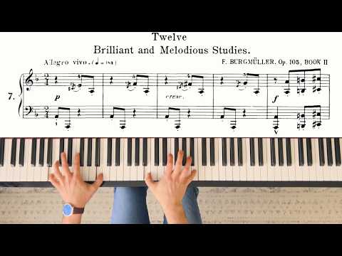 Burgmüller - Etude Op. 105 No. 7 "Feu follet"