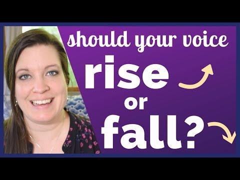Choosing Falling or Rising Intonation: Show You're Done Talking or Ask a Question Video