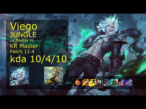 Viego Jungle vs Yi - KR 10/4/10 Patch 12.4 Gameplay // [롤] 비에고 vs 마스터 이 정글