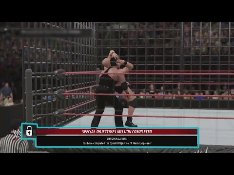 WWE 2K16 2K Showcase  - Special Objective ( Model Employee )