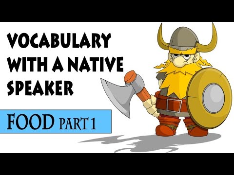 Svenskahavet - Lesson 20. Food part 1. With a native speaker! (Swedish lessons)