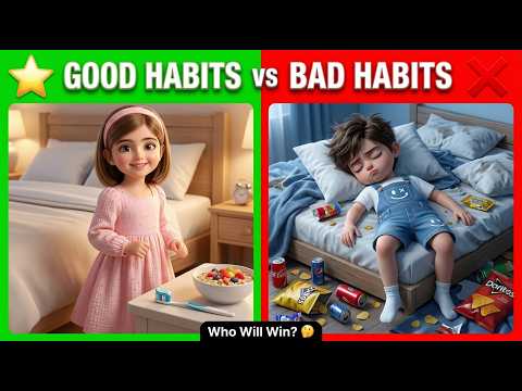 Good Habits vs Bad Habits | Kids Moral Story in English | Good Manners for Children