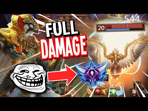Horus Jungle Does WAY TOO MUCH DAMAGE With This Build in SMITE!