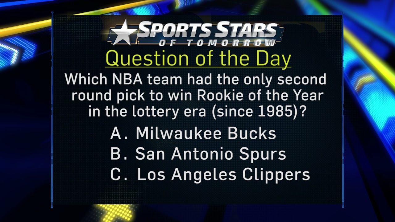 Question of the Day: NBA Rookie of the Year in the Second Round
