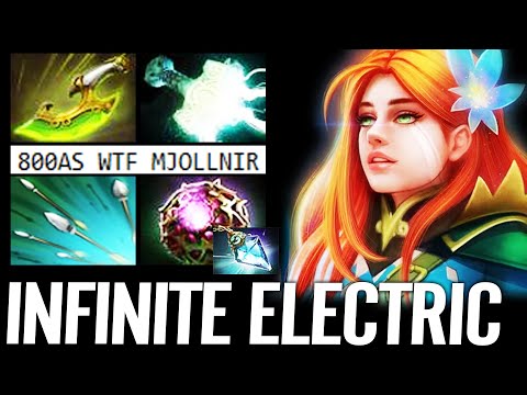 🔥 WTF 800AS Mjollnir + Swift Blink Infinite Electric - Windranger 2v5  So IMBA Carry 7.29 Dota 2 Pro