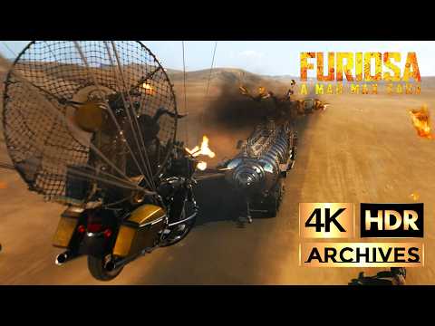 FURIOSA: A MAD MAX SAGA |4K-HDR| Octoboss assault on the War Rig ● Part 2 of 2 ● (2024)