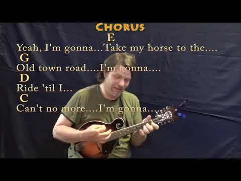 Old Town Road (Lil Nas X) Mandolin Cover Lesson in E with Chords/Lyrics