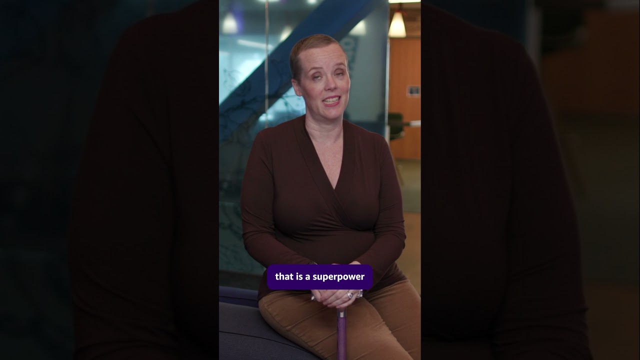 #HereAtAWS, disability inclusion is about celebrating unique talents & experiences.