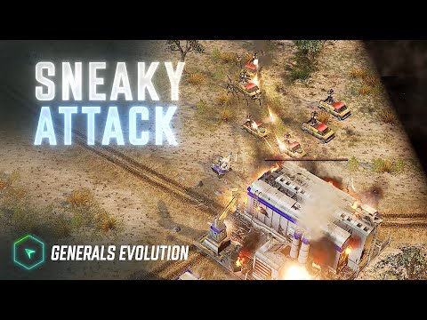 sgor00(GLA) vs ClouD(USA) - Sand Serpent - Generals Evolution