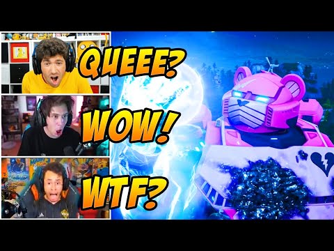 INCREÍBLE REACCIÓN DE MIKECRACK, RUBIUS, GREFG, WILLY, FERNAN Y RAPTOR AL *EVENTO FINAL* DE FORTNITE