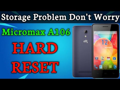 Micromax A106 Hard Reset !! Full Video !! 🔥🔥🔥🔥