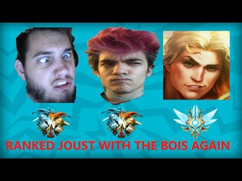 ALL WARRIOR TEAM WITH TRELLIRELLI AND DAVE! - Ranked Joust 3v3 - SMITE