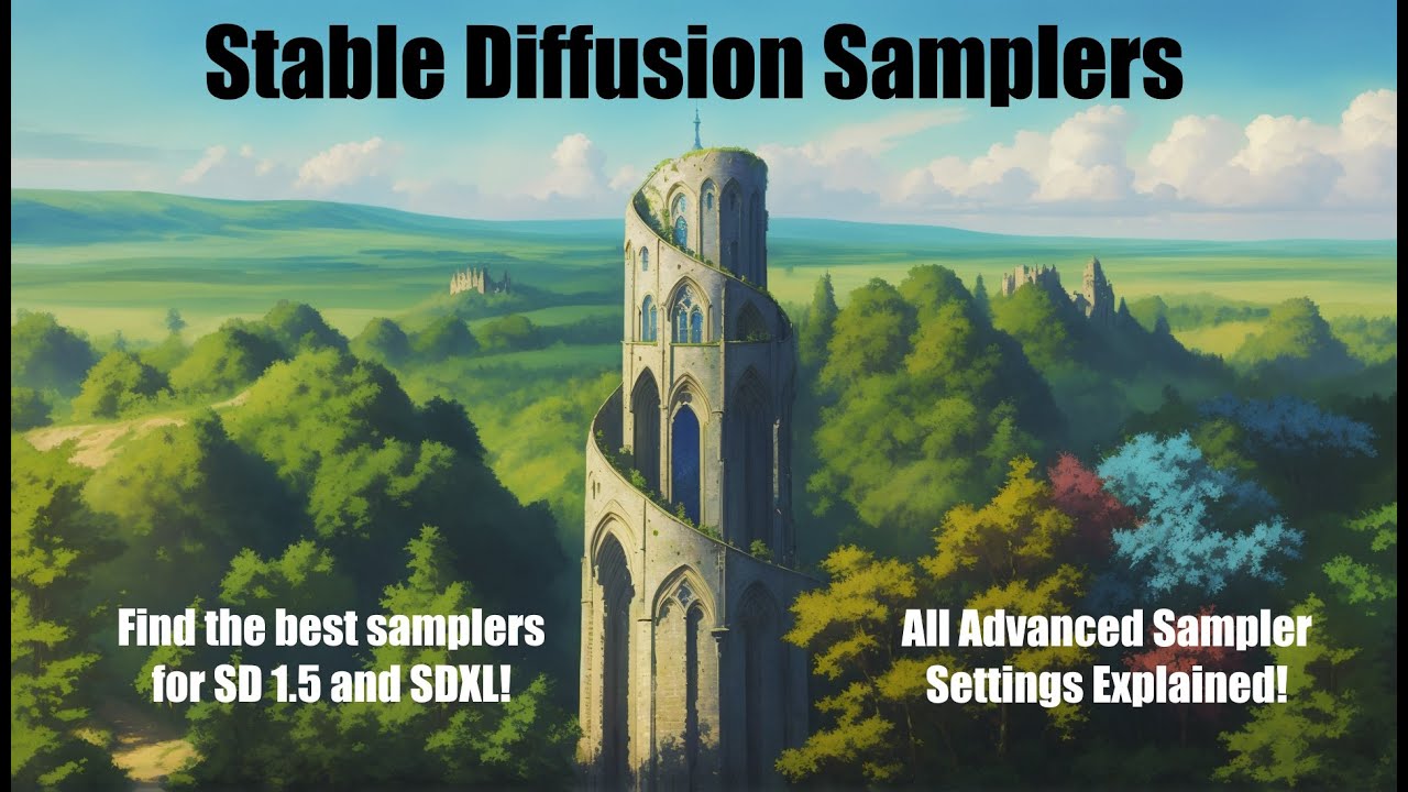 Stable Diffusion Samplers - Which samplers are the best and all settings explained!