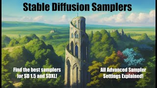 Stable Diffusion Samplers - Which samplers are the best and all settings explained!