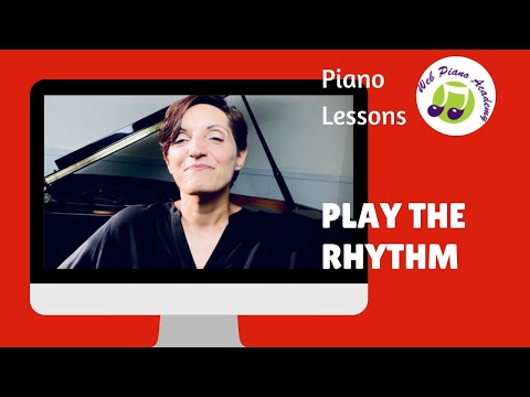 Piano Lesson Ep. 1/10: clap the rhythm and play it!