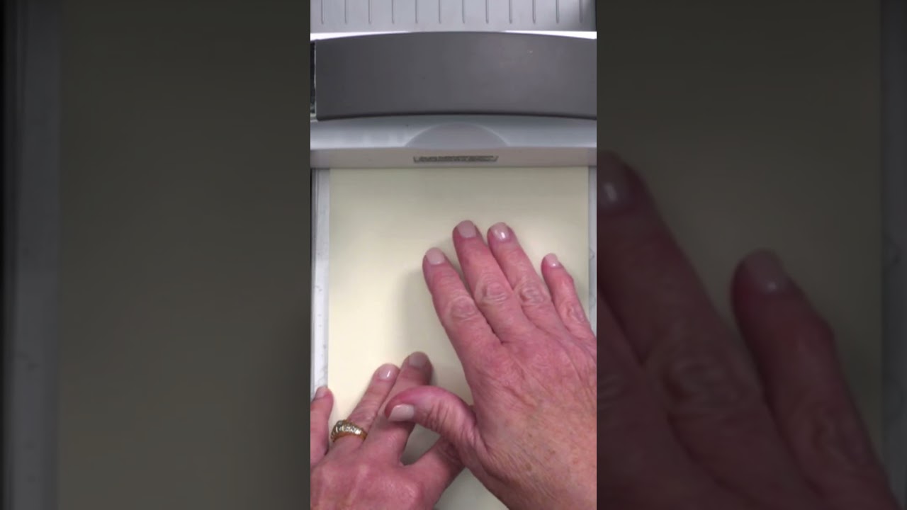 How To Emboss With Dies #shorts