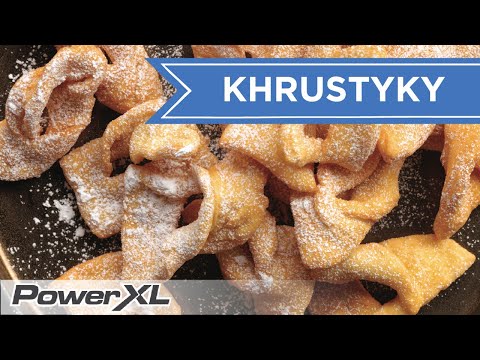 Air Fried Khrustyky Recipe (Ukrainian Pastry) | PowerXL Combo 12-in-1