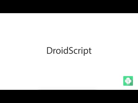 DroidScript: JS and Python IDE Video
