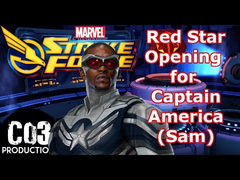 Red Stars for Captain America (Sam) - Marvel Strike Force