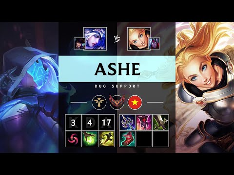 Ashe Support vs Lux - VN Grandmaster Patch 25.09