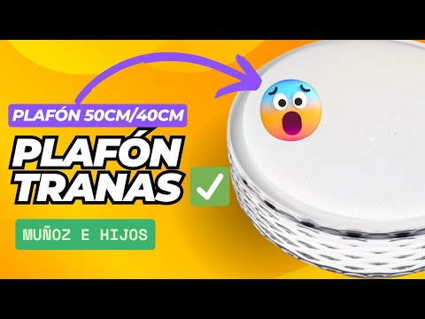 Vídeo de Plafón LED Tranas 400mm Blanco Muñoz e Hijos | 984016