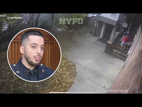 Off-duty NYPD officer saves neighbor's choking baby girl on Long Island