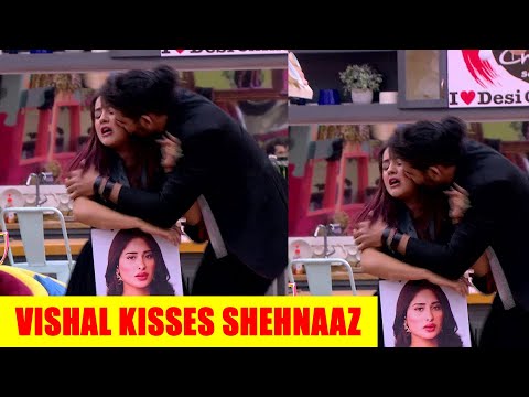 Bigg Boss 13 Update: OMG! Vishal KISSES Shehnaaz