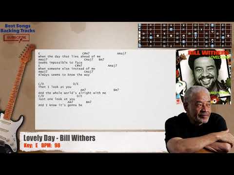 🎸 Lovely Day - Bill Withers Guitar Backing Track with chords and lyrics