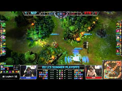 NIP vs ATN | Ninjas in Pyjamas vs Alternate Game 3 for 5th place | European LCS Playoffs | GamesCom