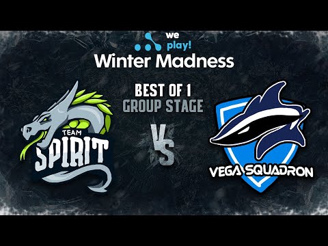 Team Spirit vs Vega Squadron Bo1 - WePlay! Winter Madness - Group Stage