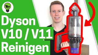 Dyson V10/V11 Reinigen ✅ ULTIMATIVE ANLEITUNG: Wie Filter Entleeren & Staubsauger Bürsten Reinigen?