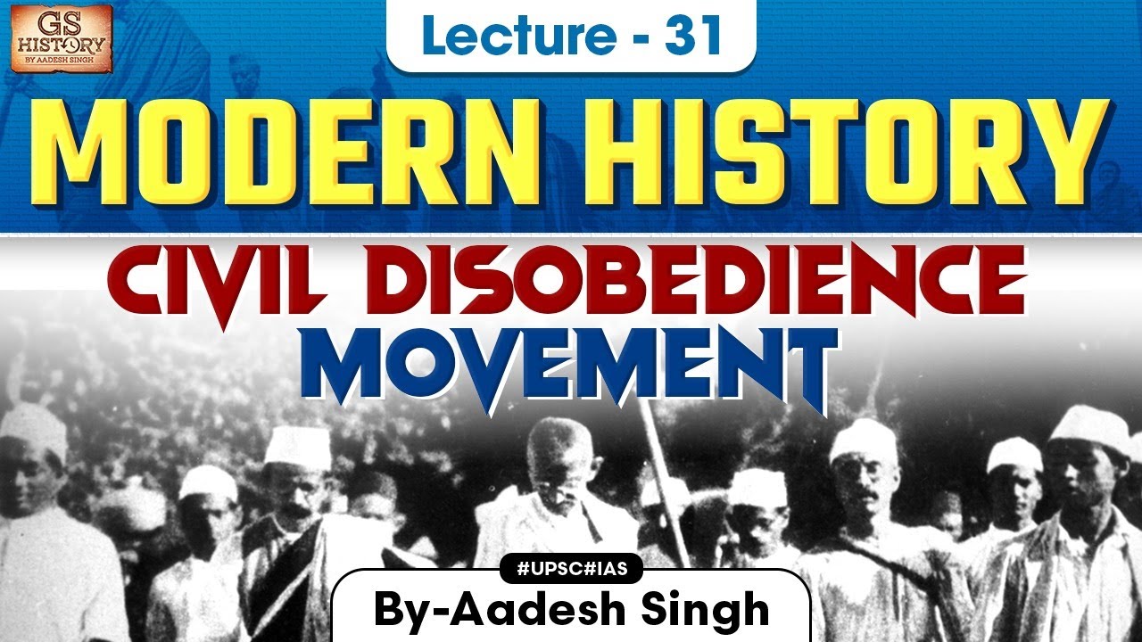 Educational overview video of the Civil Disobedience Movement